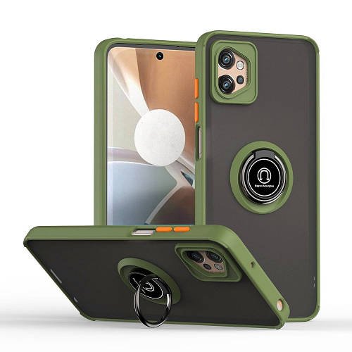 Захисний чохол MatteLuxe Motorola G32 (з кільцем) Khaki