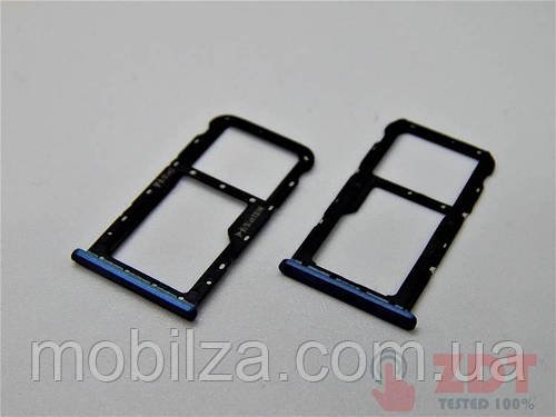 Утримувач (лоток) Сім карти Huawei Mate 10 lite Blue