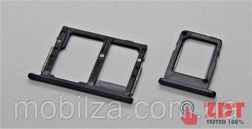SIM лоток для Samsung S5 Neo/G750 Black