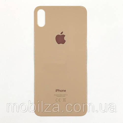 Задня кришка корпусу iPhone XS Max (big hole) Gold