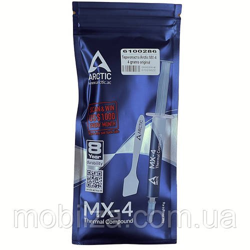 Термопаста Arctic MX-4 4 grams original