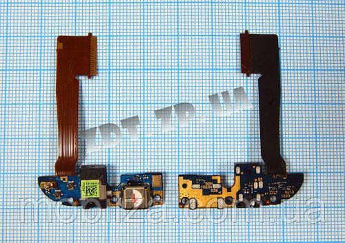 Нижня плата  HTC One M8 dual (конектор зарядки, мікрофон, handsfree 3.5 mm )