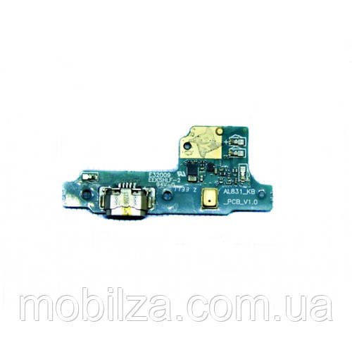 Нижня плата  Huawei Y5 2017 / MYA-L02 / MYA-L22 / MYA-U29 / Y5 III 2017 (конектор зарядки, мікрофон)