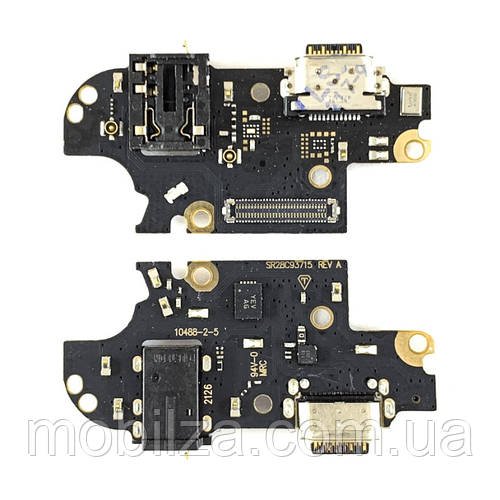 Нижня плата  Motorola Moto g100 (конектор зарядки, handsfree 3.5 mm, мікрофон)  High Quality