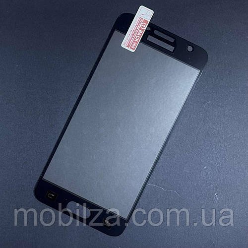 (HV) Скло захисне FULL SCREEN для Samsung J5 Prime / G570- чорний