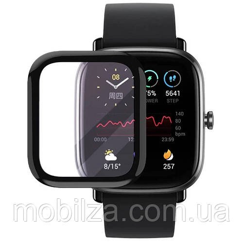 (Укр) Скло захисне PET + PmmA для Xiaomi Amazfit GTS 2 mini- чорний