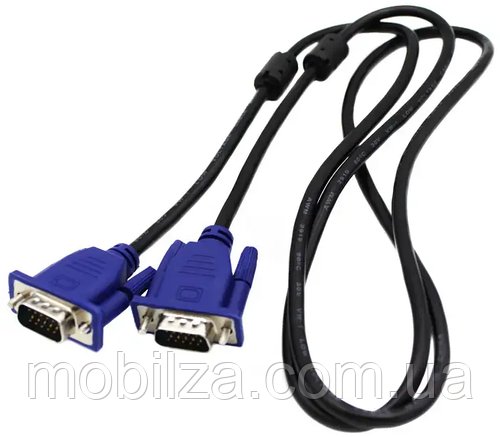 (Укр) Кабель VGA 3+5 M/M (1.5m)