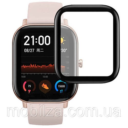 (Укр) Скло захисне PET + PmmA для Xiaomi Amazfit GTS 4- чорний