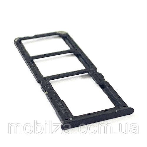 Утримувач (лоток) Сім карти Oppo A5 2020 Black