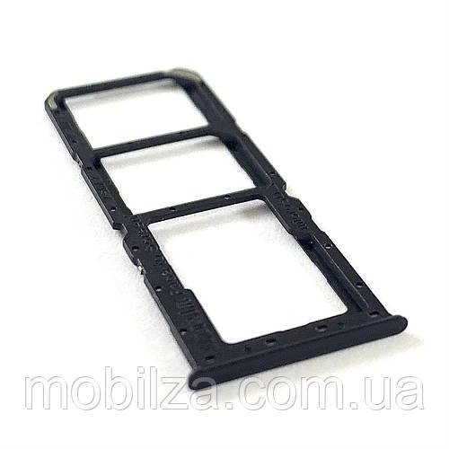 Утримувач (лоток) Сім карти Oppo A52 Black