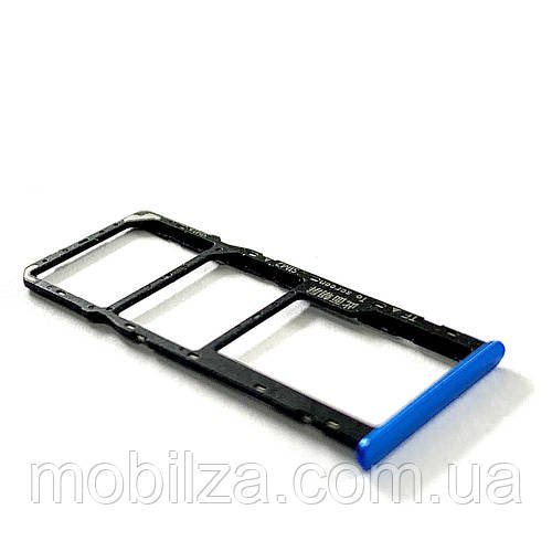 SIM лоток для Realme C3 Blue
