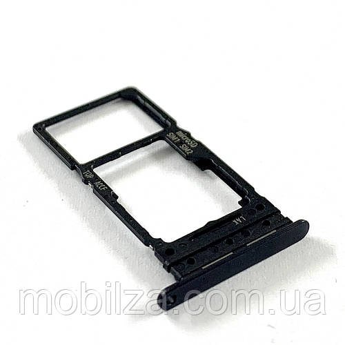 Утримувач (лоток) Сім карти Samsung A33 5G / A336 Black