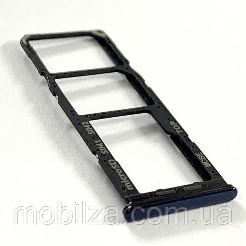 Утримувач (лоток) Сім карти Samsung M22 4G / M225 Black