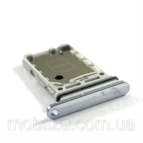 Утримувач (лоток) Сім карти Samsung S21 5G / G991 Silver