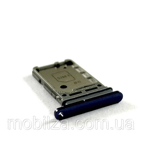 Утримувач (лоток) Сім карти Samsung S21 Ultra 5G / G998 Black