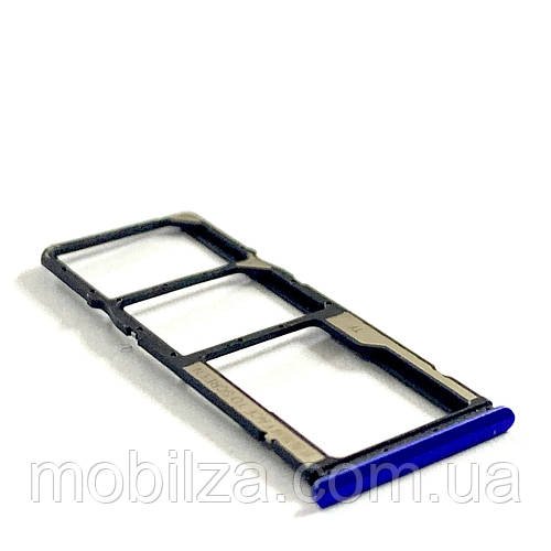 SIM лоток для Xiaomi Redmi 9T Blue