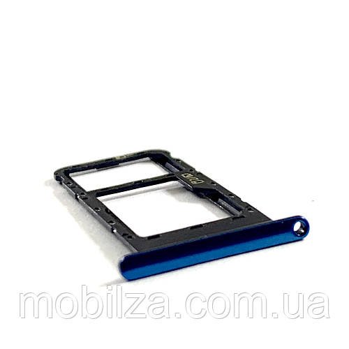 Утримувач (лоток) Сім карти ZTE Blade V30 Vita Blue