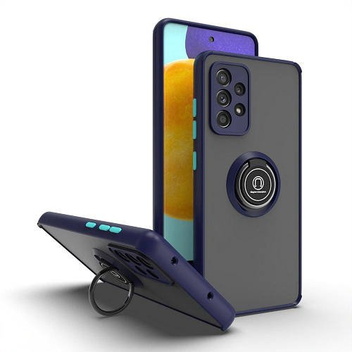 Захисний чохол MatteLuxe Samsung Galaxy A52 A525 (з кільцем) Blue