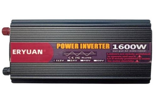 Інвертор для автомобільних акумуляторів 12V 220V 1600W Перетворювач напруги для квартири чистий синус