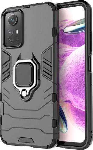 Протиударний чохол Xiaomi Redmi Note 12S (підставка кільце) Black