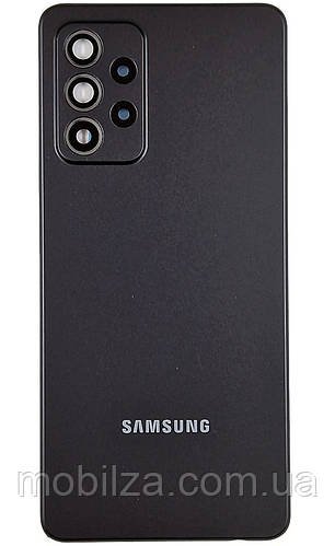Задня кришка корпусу Samsung A52 4G / A525 / A52 5G / A526 (зі склом камери) Black