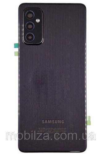 Задня кришка корпусу Samsung M52 5G / M526 (зі склом камери) Black