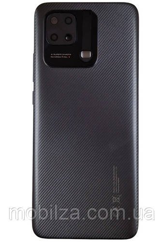 Задня кришка корпусу Xiaomi Redmi 10C (зі склом камери) Black