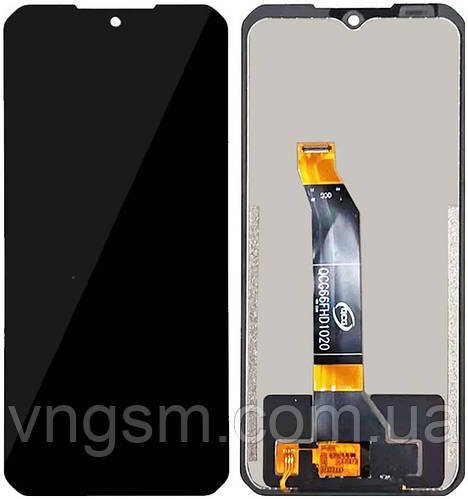 Дисплей + сенсор Doogee S110 Black (Rev.1) - p/n: QCG66FHD1020