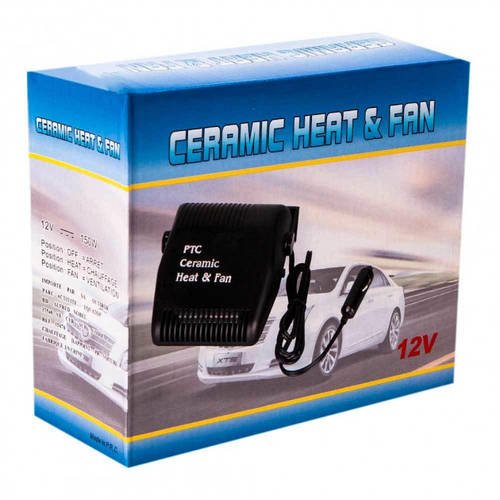 Автомобільний керамічний повітряний обігрівач Auto Heater Fun YU227