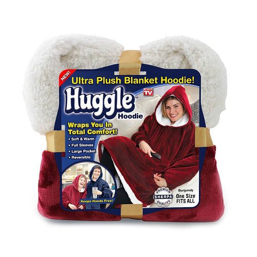 Толстовка плед з капюшоном Huggle Hoodie YU227