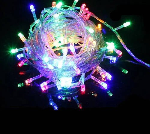 Світлодіодна гірлянда Xmas LED 100 M-1 Мультикольорова RGB COLOR YU227