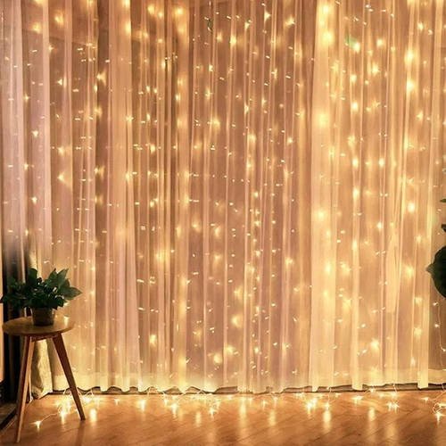Гірлянда водоспад Xmas 480 LED 480-WW 3x3 м Теплий білий YU227