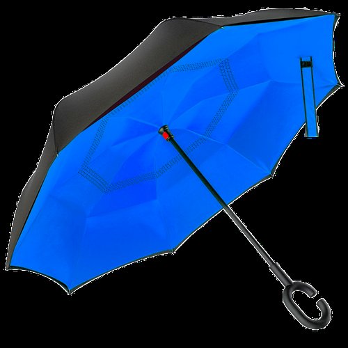 Парасолька зворотного додавання UP-brella Синій YU227