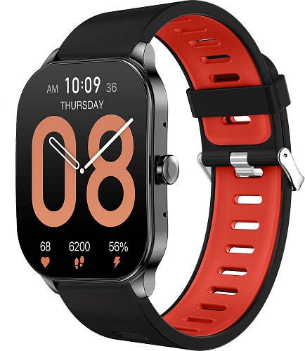 Ремінець Traf для Amazfit Pop 3S/3R Black Red