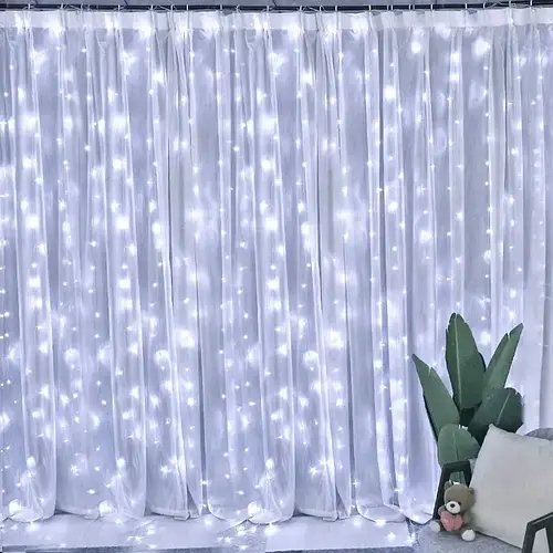 Гірлянда-штора світлодіодна 160 LED 2х2 м USB Білий холодний Лучшая цена
