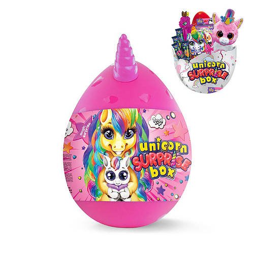 Набір творчої творчості Яйце "Єдиноріг" Unicorn WOW Box Danko Toys USB-01-01U укр