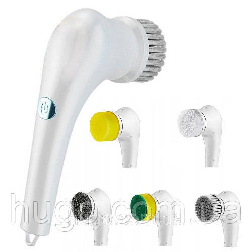 Електрична щітка для прибирання з 5 насадками,Magic Brush, з USB / Бездротова електрощітка