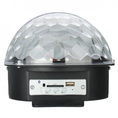 Світлодіодний диско куля LED Crystall Magic Ball Light з пультом SN27