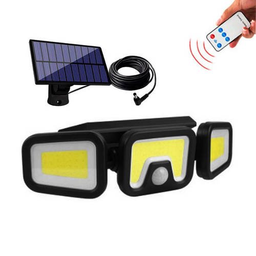 Вуличний ліхтар із сонячною панеллю та датчиком руху Solar Wall Lamp X-BAIL BL-JD-295 SN27