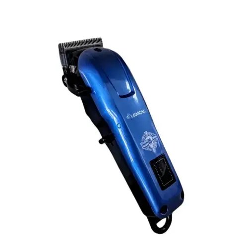 Акумуляторна машинка для стрижки волосся Lexical LAS 5671 Синій Бездротова перукарська машинка