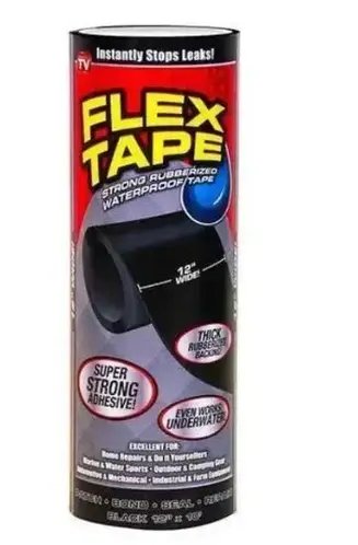 Надміцна скотч-стрічка FLEX TAPE ширина 30 см довжина 1 м водонепроникна YU227