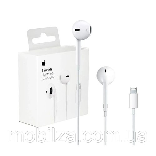 Навушники Apple EarPods with Lightning Connector (MMTN2ZM/A1748)- білий