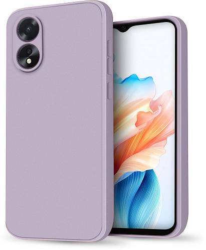 Силіконовий чохол HardCorner OPPO A18 (з мікрофіброю) Lilac