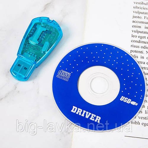 SIM Card Reader USB пристрій для читання та резервування SIM-карт  Синій