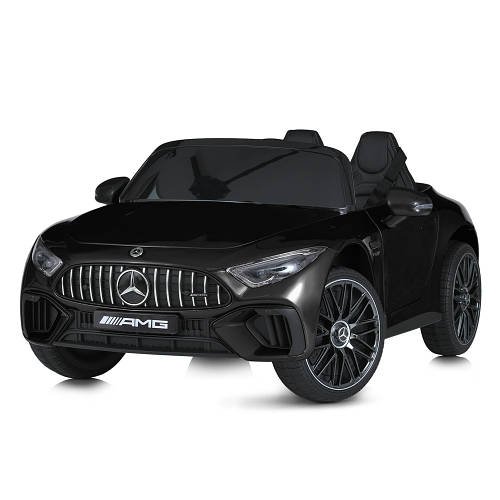 Дитячий електромобіль Mercedes з музикою та потужним мотором Bambi M 5098EBLR-2 Чорний