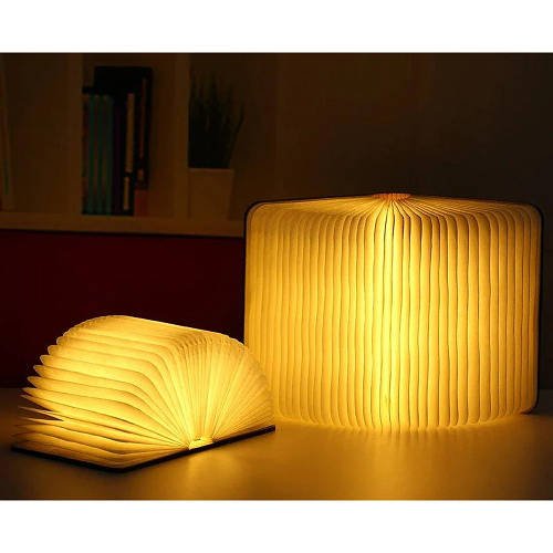 Настільна лампа світильник у вигляді книги Foldable Book Lamp Нічник для дитячої кімнати