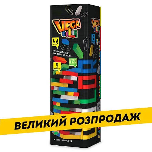 Настільна гра, що розвиває Вежа VEGA COLOR GVC-01U