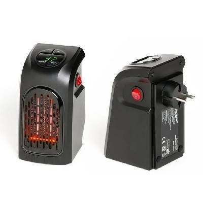 Портативний Міні Обігрівач Handy heater Керамічний Тепловентилятор Чорний з Пультом