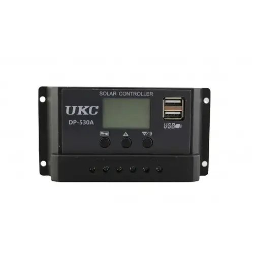 Контролер заряду сонячної батареї UKC DP-530A 30A з USB SN27