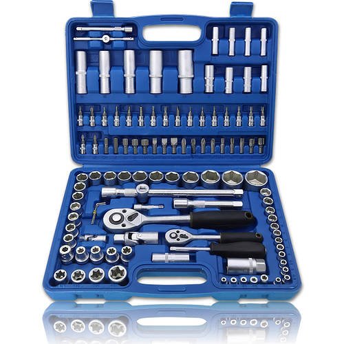 Автомобільний Набір Інструментів Piece Tool Set на 108 Ручних Інструментів у Пластиковому Кейсі
